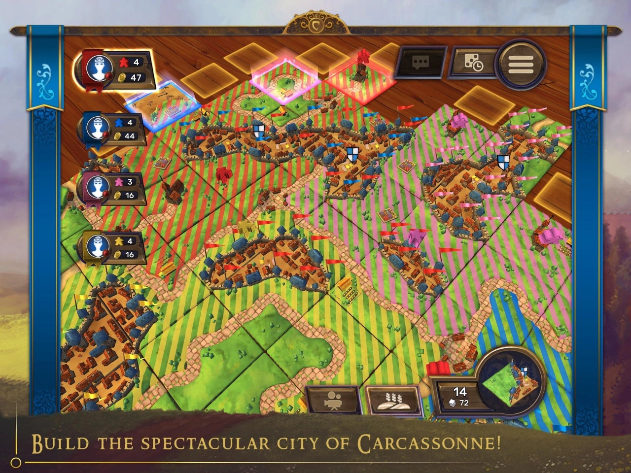 Screenshot #2 - CARCASSONNE - TILES & TACTICS 1.8
