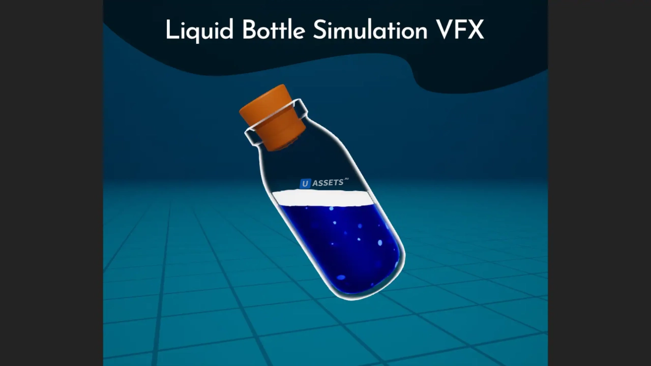 Screenshot #1 - Liquid Bottle Simulation VFX