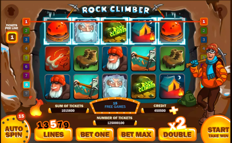 Rock climber slot game assets 1.0