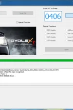 Screenshot #1 - ToyoLex - программа для отключения EGR, Adblue, DPF (и т.д.) для всех поколения Denso Toyota и Lexus