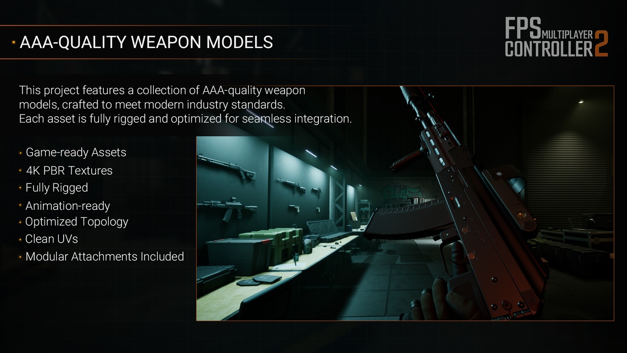 Screenshot #1 - FPS Multiplayer Controller UE5.4