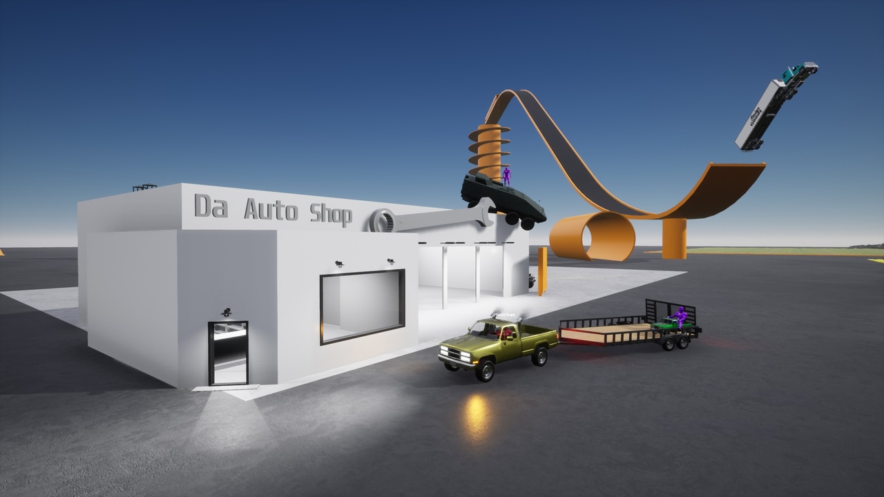 Screenshot #3 - Advanced Vehicle System  UE5.5  v1.4.5