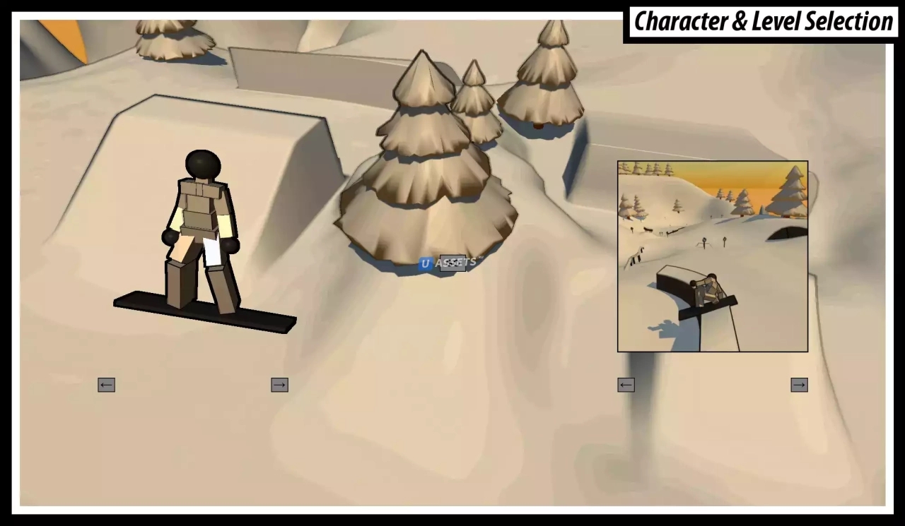 Screenshot #3 - Snowboard Game Starter Pack (Template)