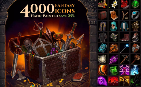 4000 Fantasy Icons