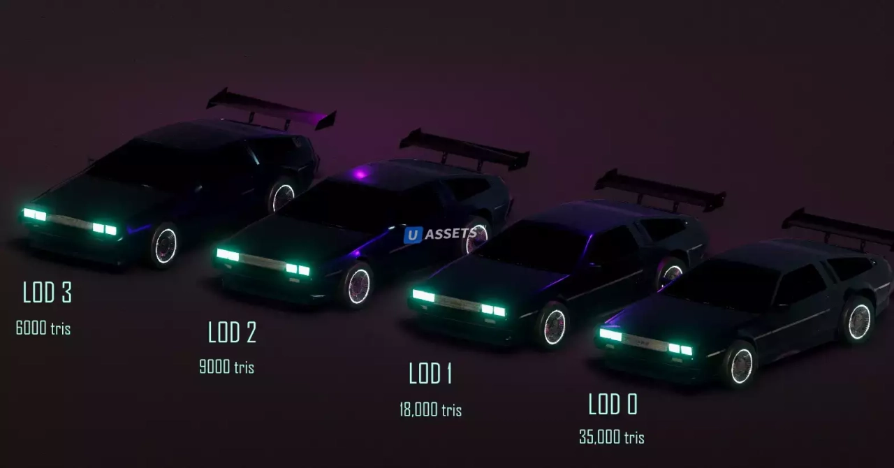 Screenshot #4 - Cyberpunk Sports Car