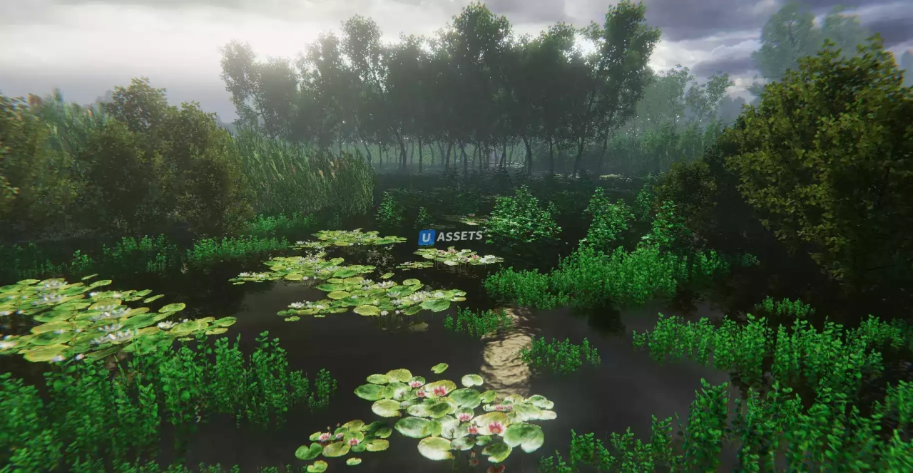 Screenshot #3 - Nature Package - Swamp Forest Environment