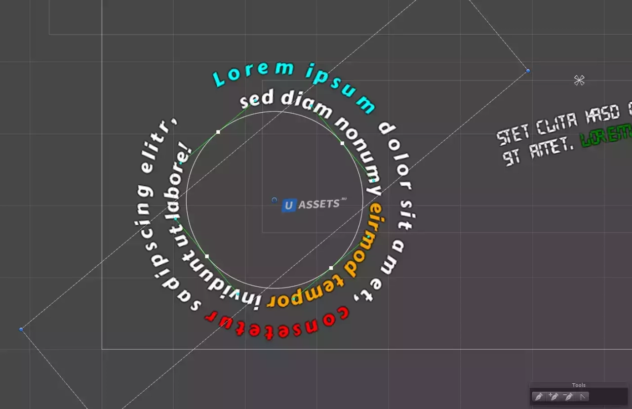 Screenshot #1 - Curvy Text