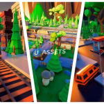 Screenshot #1 - Low Poly City. Asheville