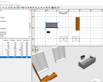 Screenshot #3 - Sweet Home 3D v7.5 - программа для создания интерьера
