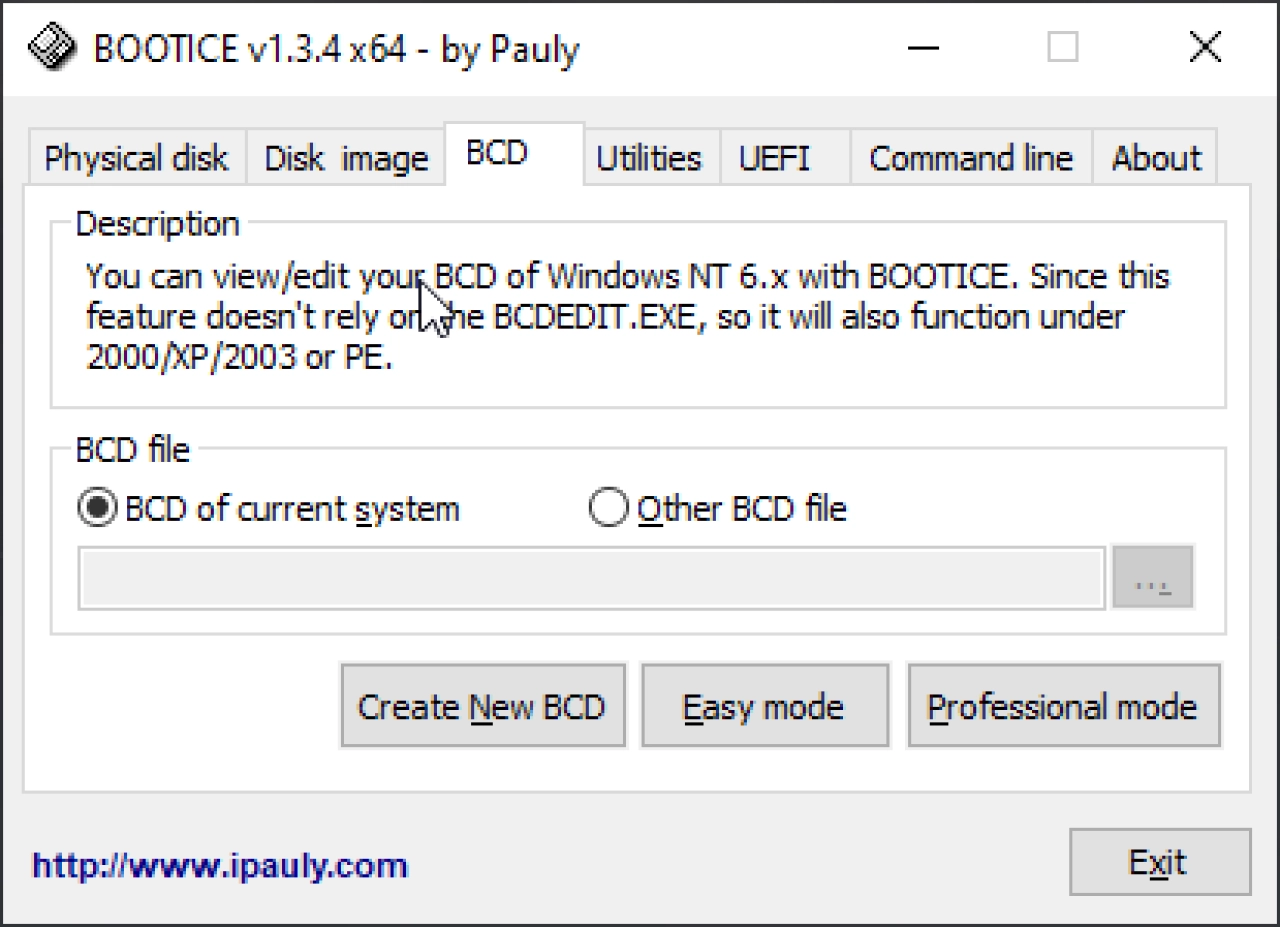 Screenshot #5 - Bootice v1.3.4.0
