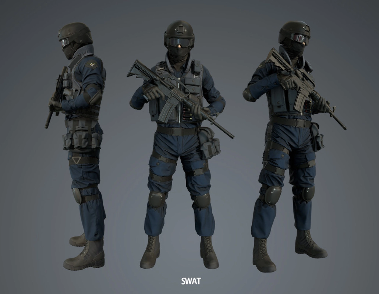 Screenshot #5 - Assault Character Pack Remastered - unity