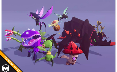 Polygonal Creatures Pack 2