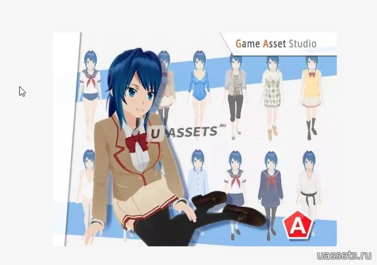 Screenshot #1 - Aoi Character Pack