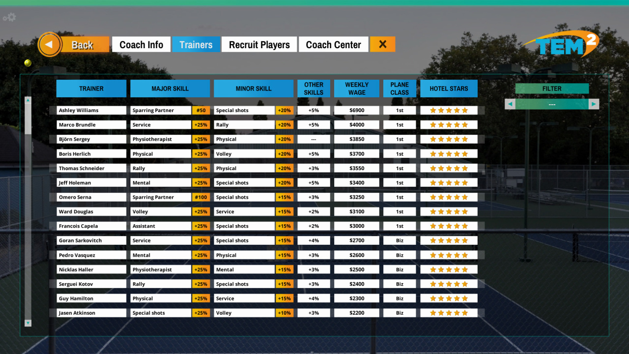 Screenshot #7 - Tennis Elbow Manager 2