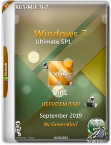 Windows 7 Максимальная SP1 x64 OEM ESD Sep 2019 by Generation2