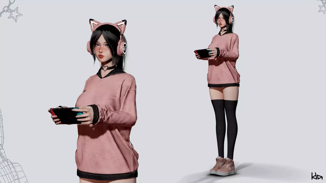 Screenshot #2 - Gamer Girl