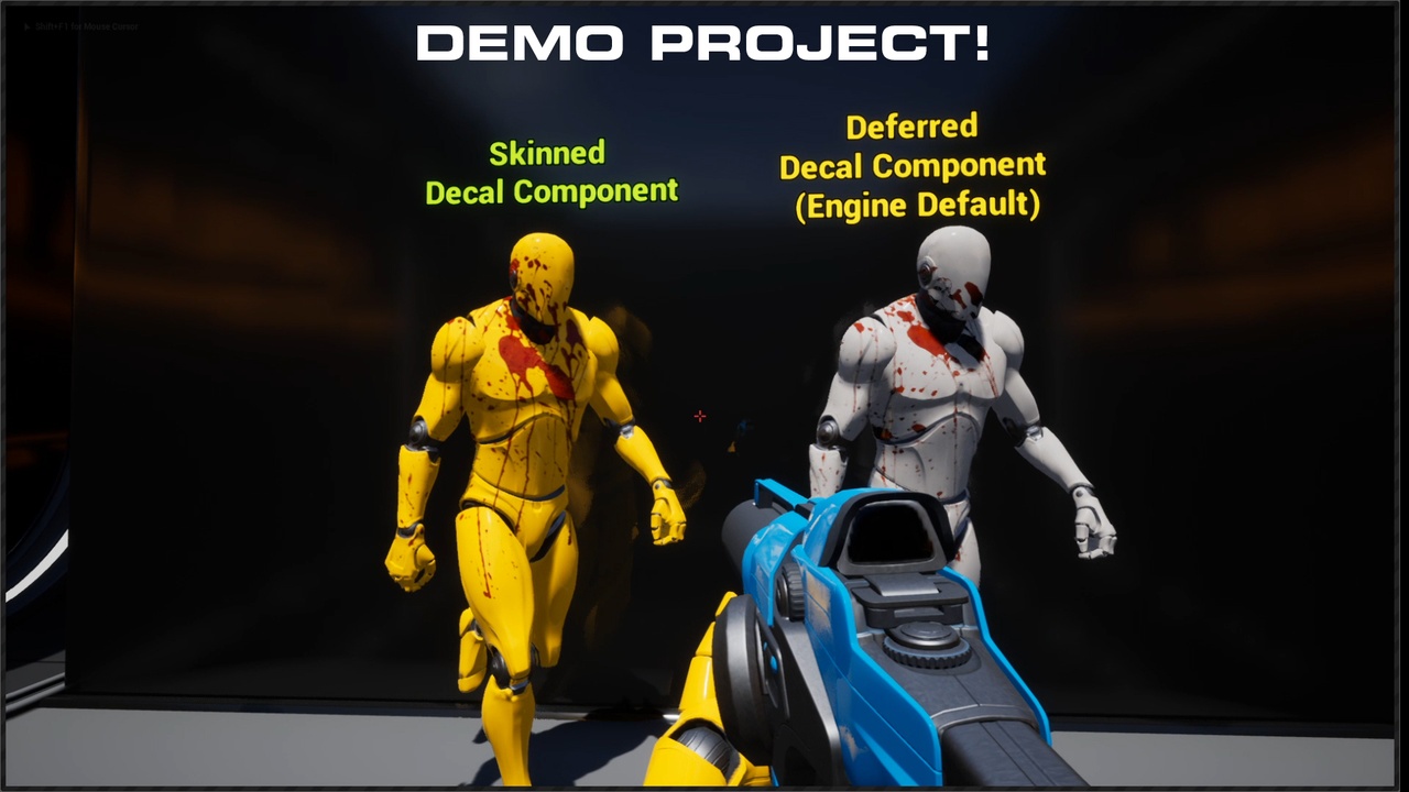 Screenshot #10 - Skinned Decal Component UE5.7   v3.0
