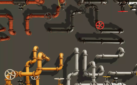 PBR Modular Pipes Set