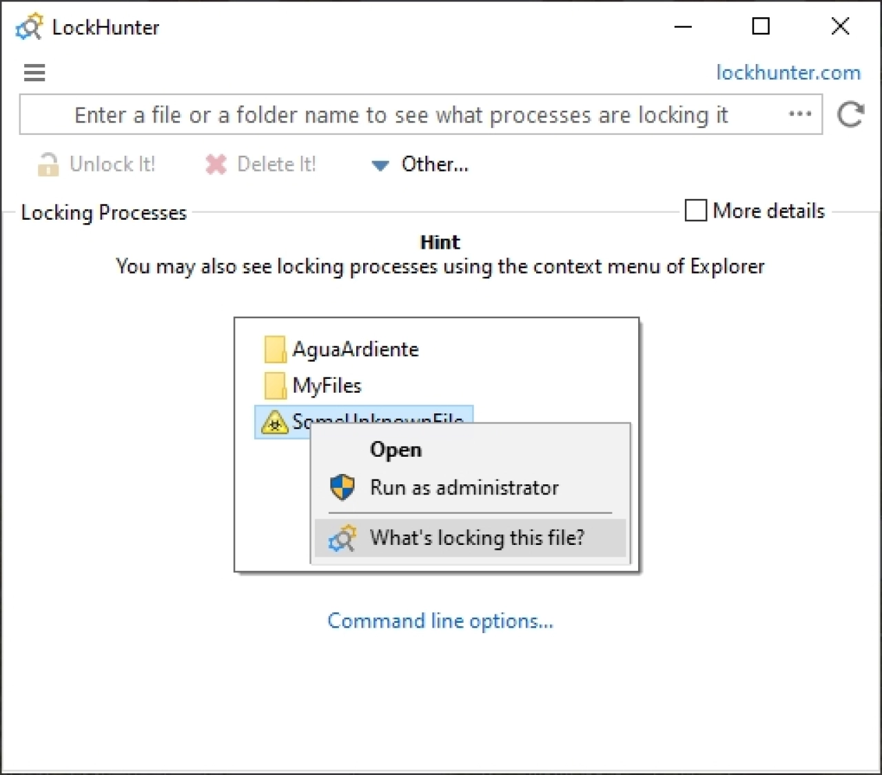 Screenshot #1 - LockHunter