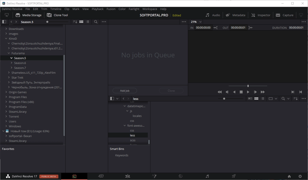 Screenshot #1 - DaVinci Resolve - профессиональный видеоредактор