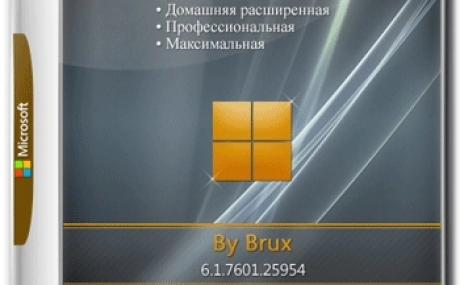 Windows 7 (6.1.7601.25954) x64 (4in1) by Brux