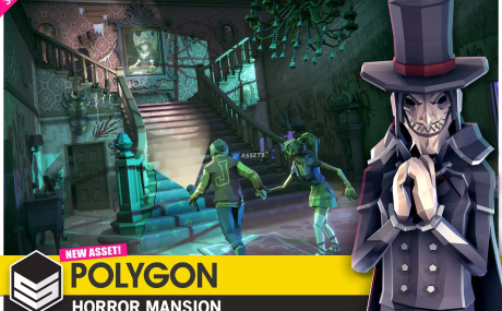 POLYGON Horror Mansion - Low Poly 3D Art by Synty