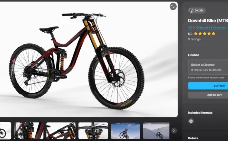 Downhill BIke (MTB) UE5.7+