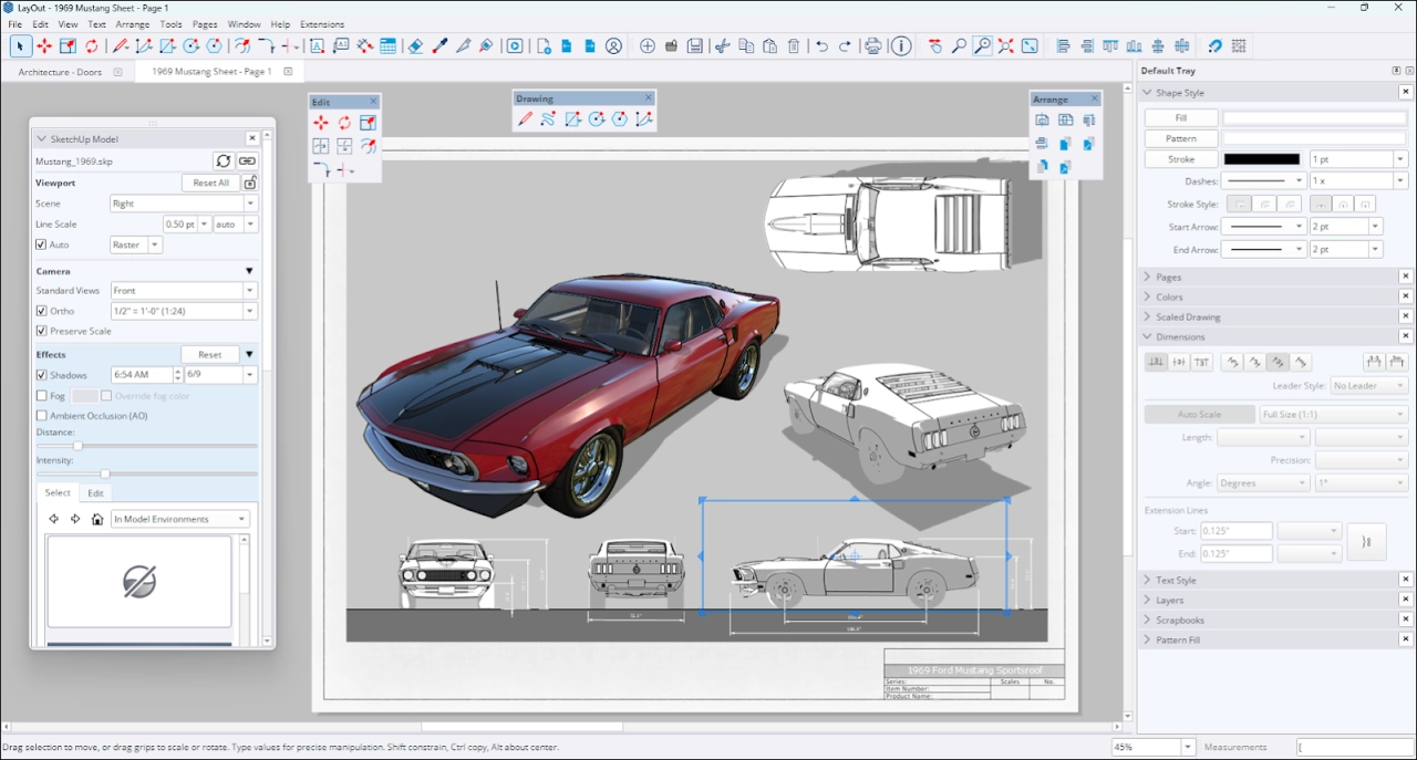 Screenshot #1 - SketchUp Pro 2026 v26.2.243 Win x64