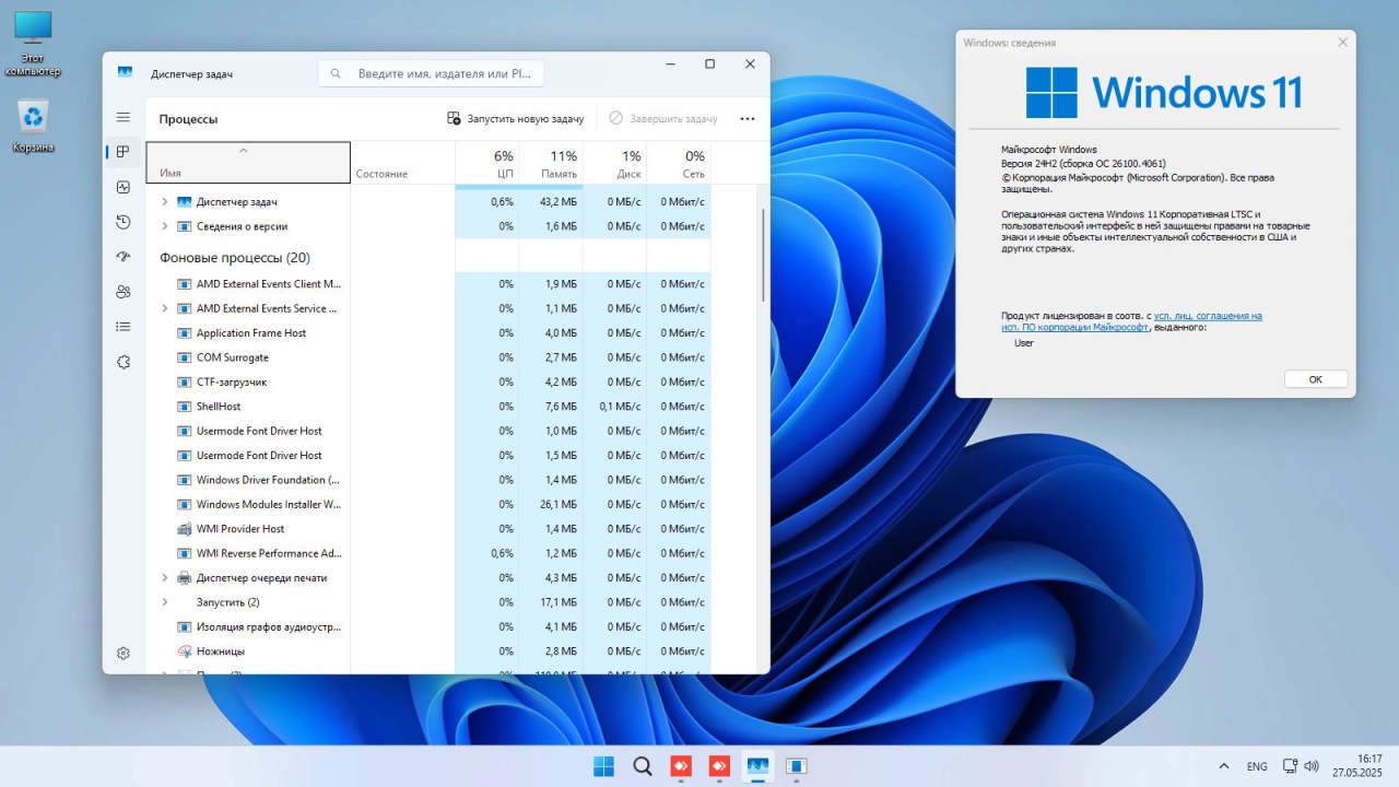 Screenshot #9 - Windows 11 Enterprise LTSC 24Н2 Build 26100.4061 by ivandubskoj