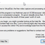 Screenshot #1 - VirtualDub
