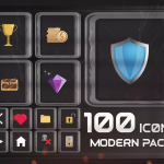 Screenshot #1 - 100 Modern Icons Pack