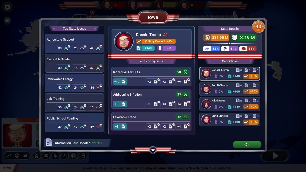Screenshot #7 - The Political Machine 2024