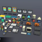 Screenshot #4 - Simple House Interiors - Cartoon assets