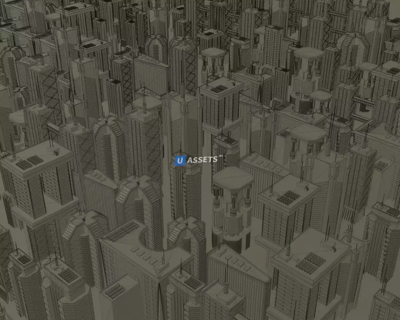 Screenshot #2 - Neon Buildings