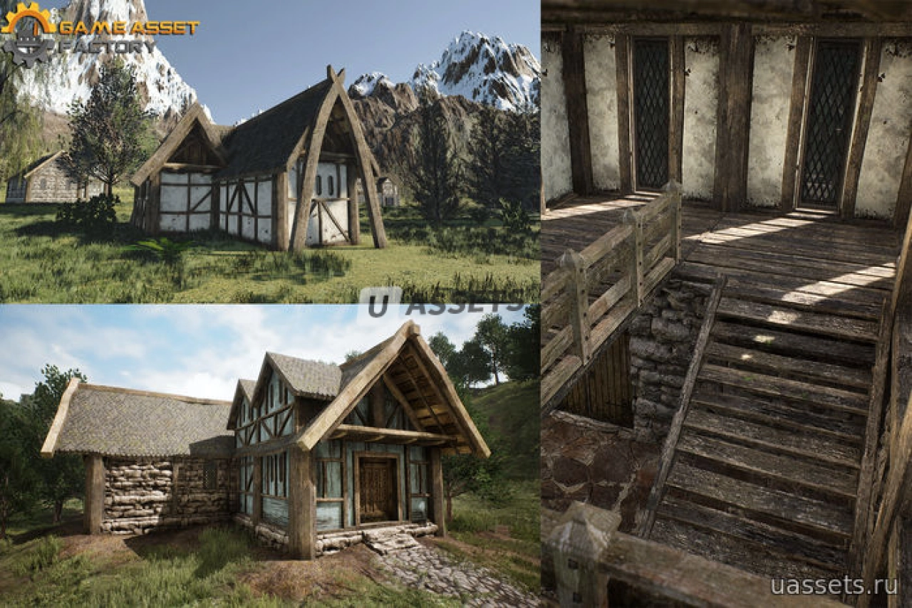 Screenshot #1 - Medieval Houses Modular Vol 1
