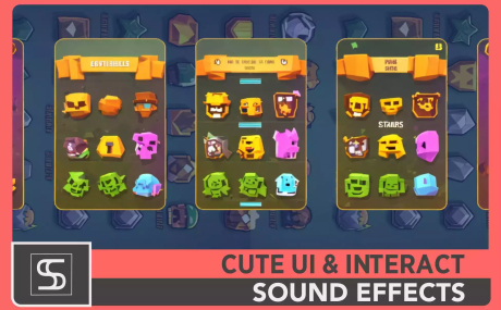 Cute UI & Interact Sound Effects Pack