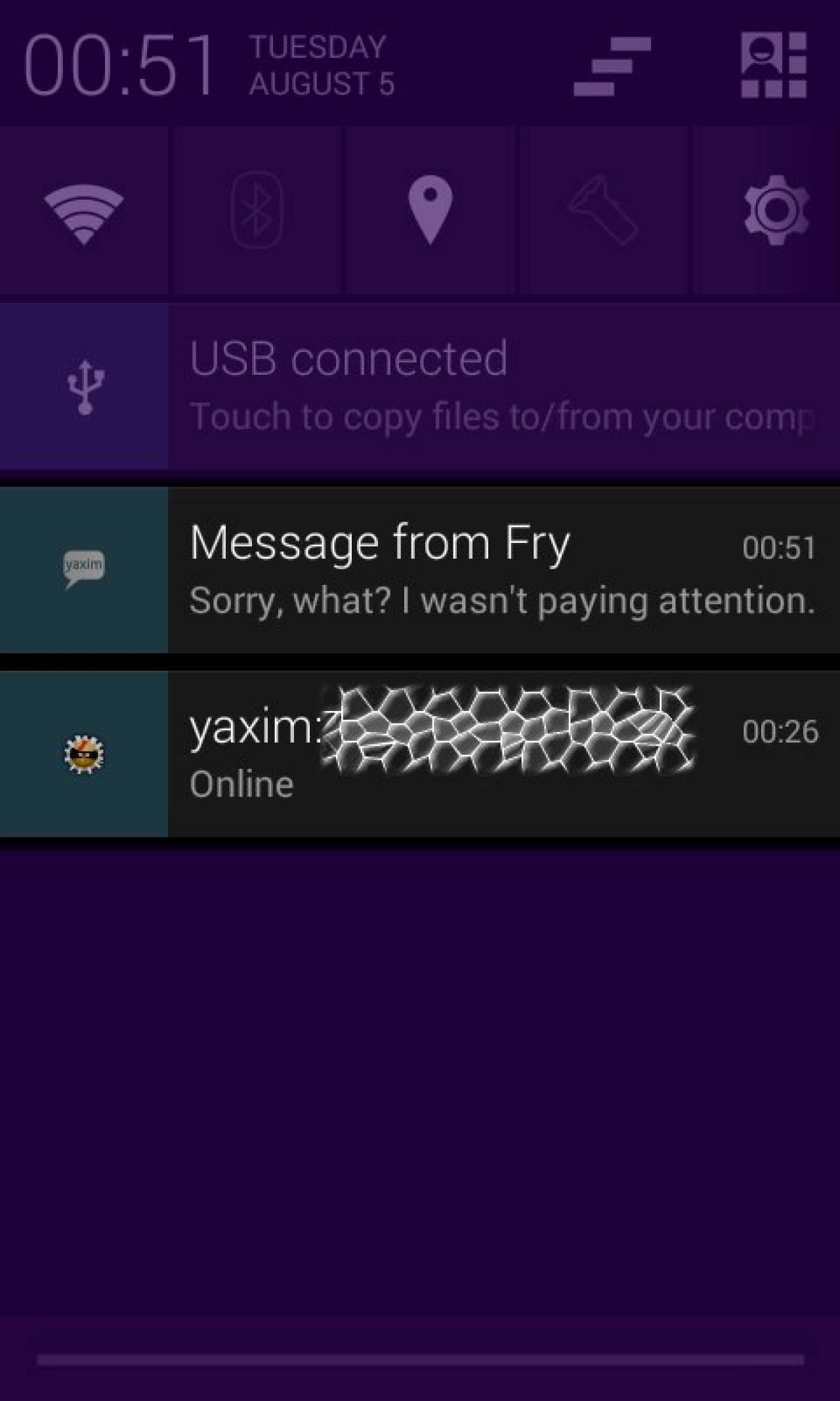 Screenshot #7 - YAXIM 0.9.9B