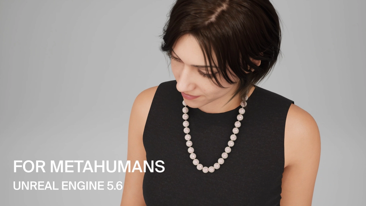 Screenshot #3 - Real-Time Physics Necklaces for MetaHumans (5.6)