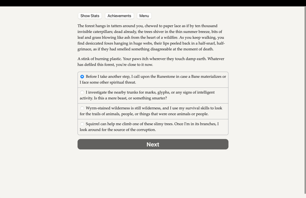 Screenshot #4 - Werewolf: The Apocalypse - The Book of Hungry Names