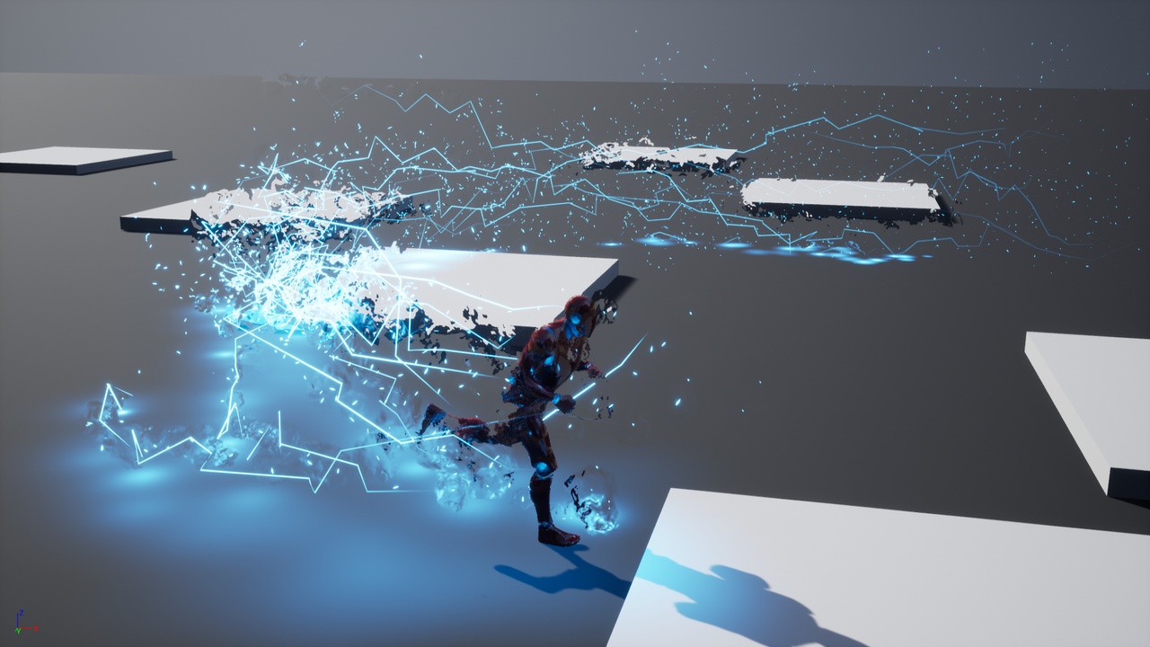 Screenshot #8 - Dash FX для Unreal Engine — набор эффектов