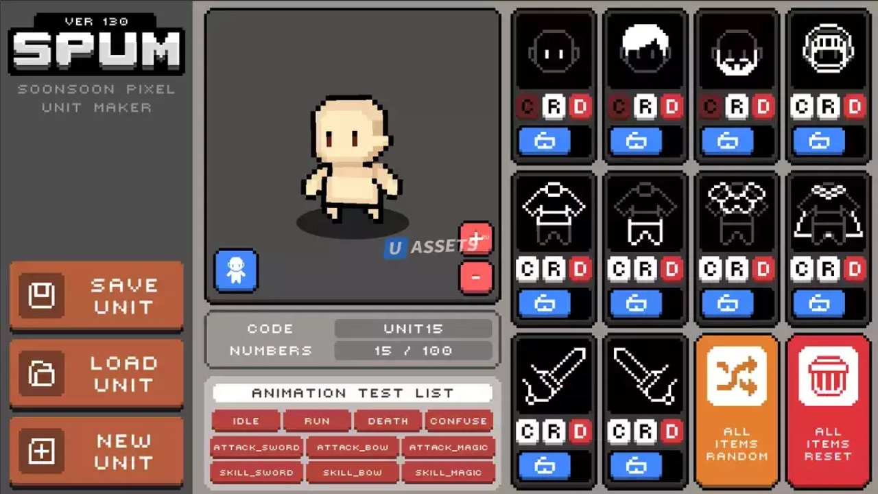 Screenshot #2 - 2D Pixel Unit Maker - SPUM