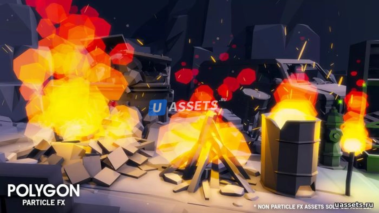Screenshot #4 - POLYGON Particle FX - Low Poly 3D