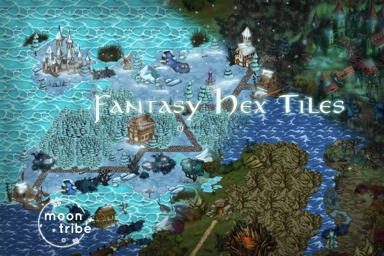 Screenshot #1 - Fantasy Hex Tiles + Decorations