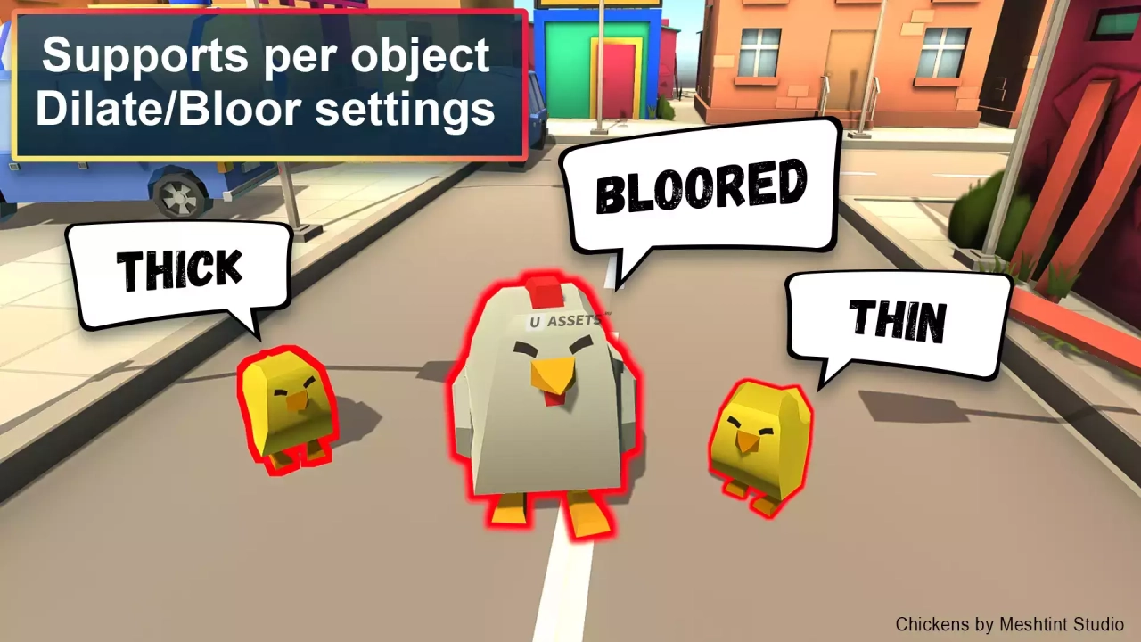 Screenshot #3 - Easy Performant Outline 2D | 3D (URP / HDRP and Built-in Renderer)