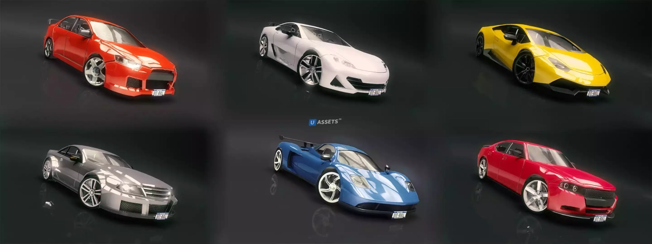 Screenshot #4 - 60 Fantastic Race Cars Pack