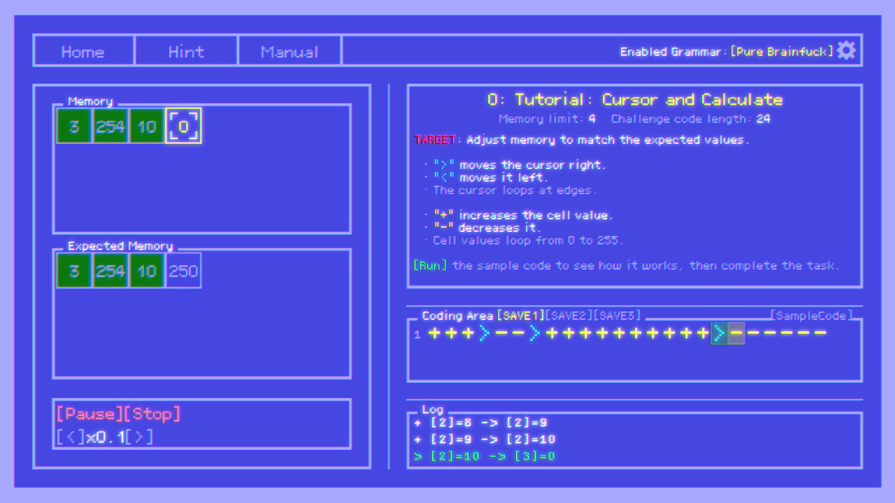Screenshot #2 - Brainfuck Challenge