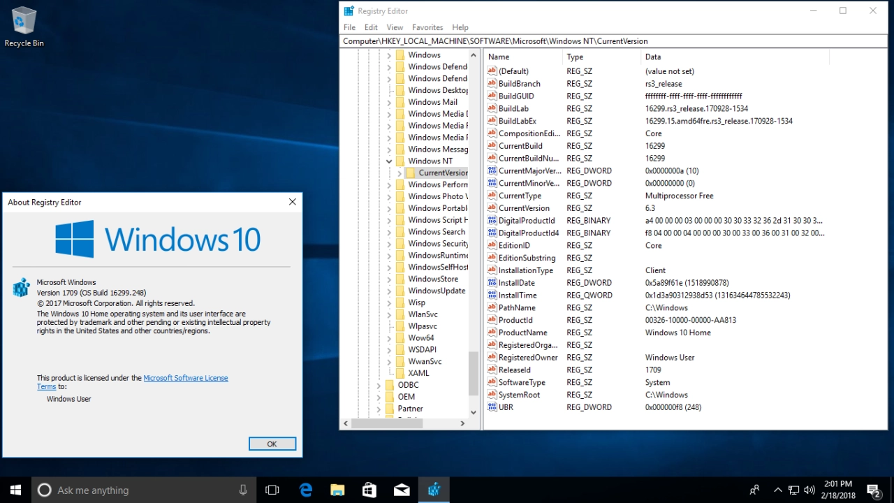 Screenshot #8 - Windows 10 Version 1709 AIO (x86-x64) с обновлениями