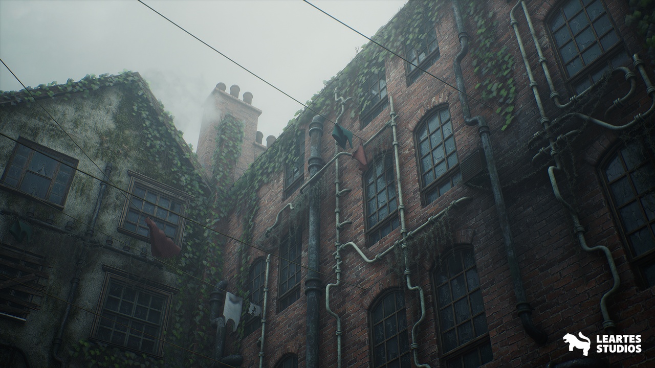 Screenshot #7 - Victorian Decayed Alley Environment (Victorian War Warzone Victorian Alley) UE5.7