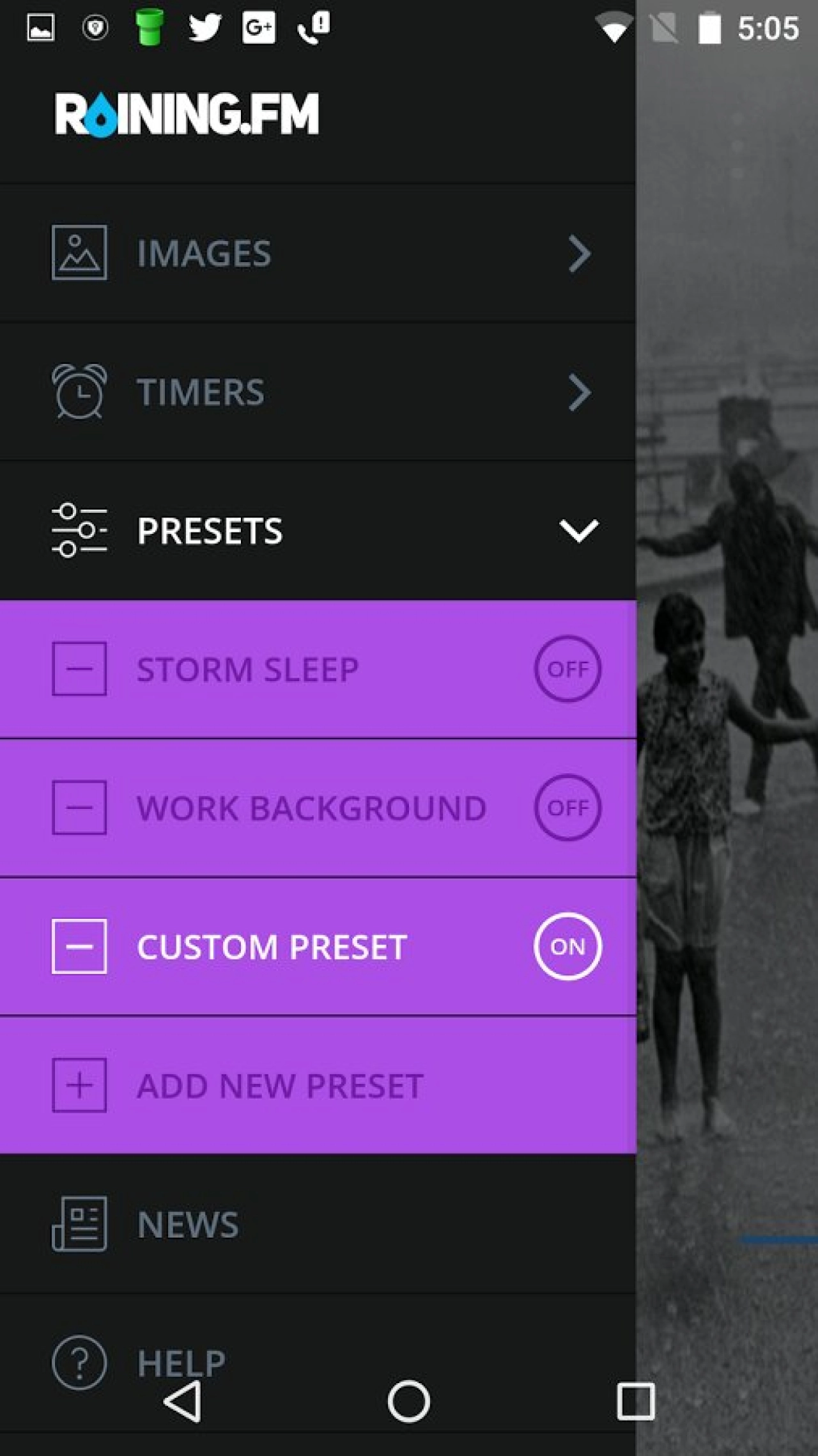 Screenshot #4 - RAINING.FM 2.1