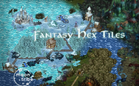 Fantasy Hex Tiles + Decorations